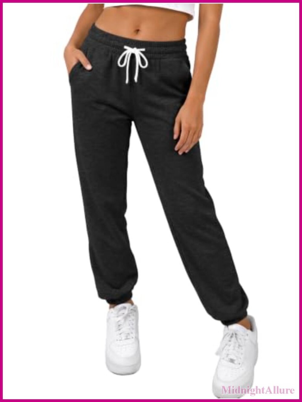 High Waisted Lounge Sweatpants Jogger Pants with Pockets